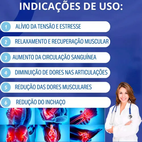 🔥 Kit com 3 Mini Massageadores Elétricos EMS – Alívio imediato, prático e sempre à mão