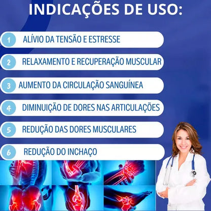 🔥 Kit com 3 Mini Massageadores Elétricos EMS – Alívio imediato, prático e sempre à mão